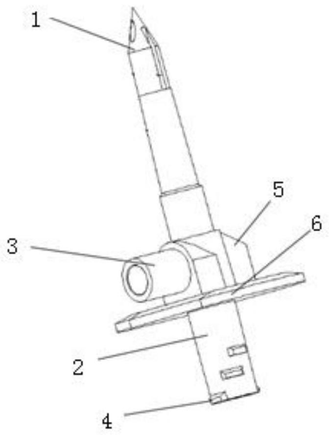 一种防变形滑牙塑胶瓶塞穿刺器的制作方法