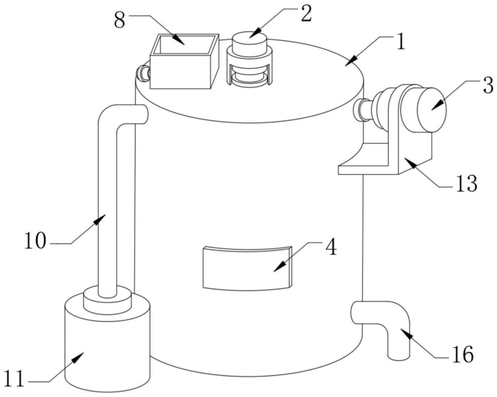 一种生物有机肥发酵搅拌装置的制作方法