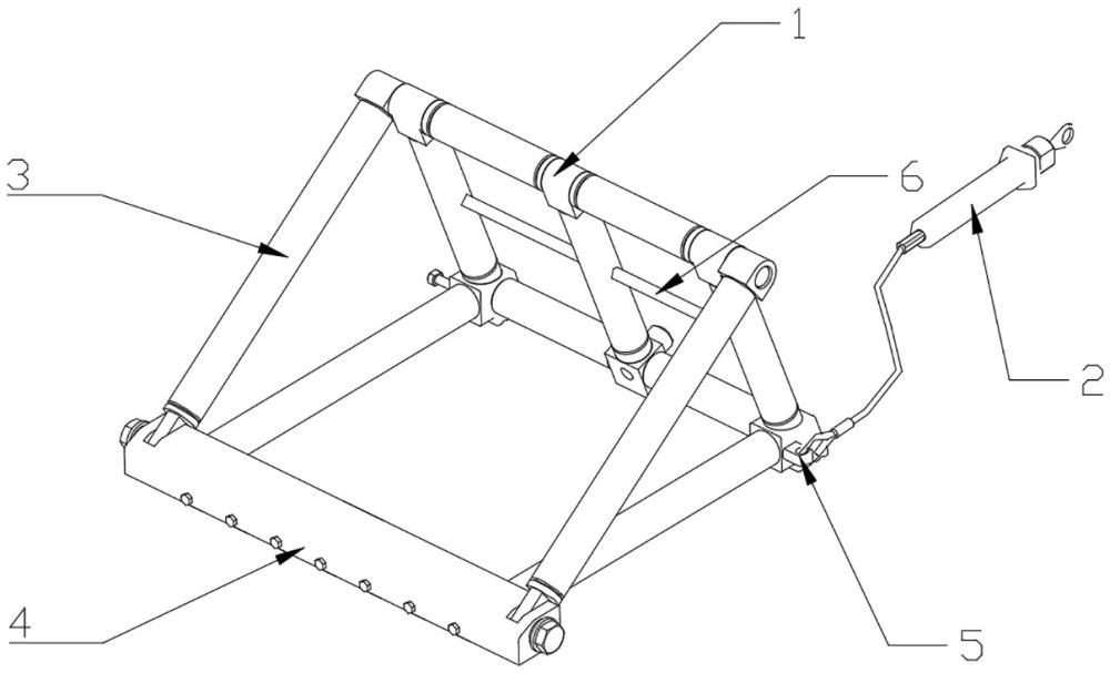 一种折叠式的飞机轮挡的制作方法