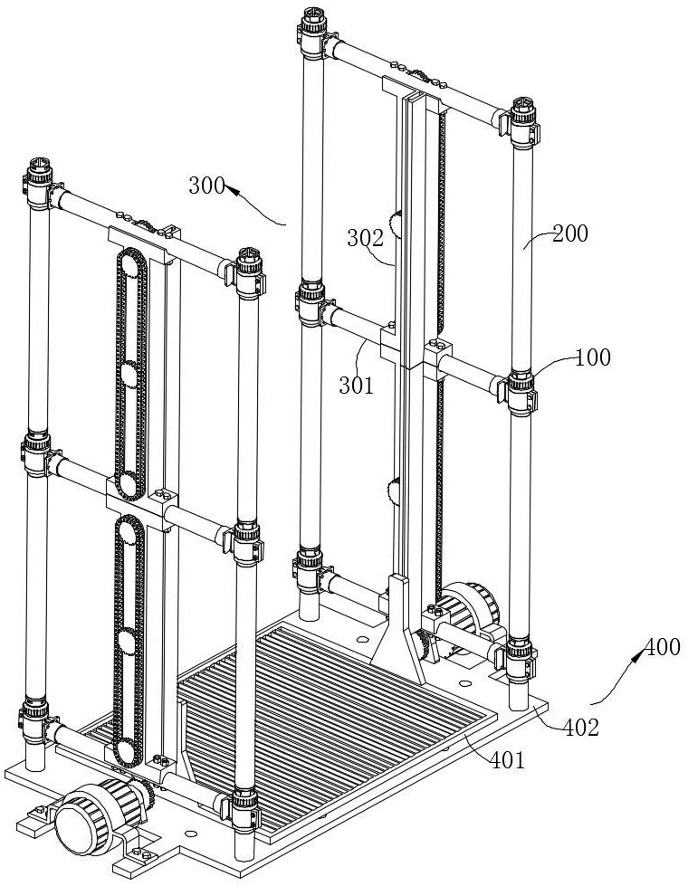 一种脚手架紧固装置及建筑施工用轨道式电动脚手架的制作方法