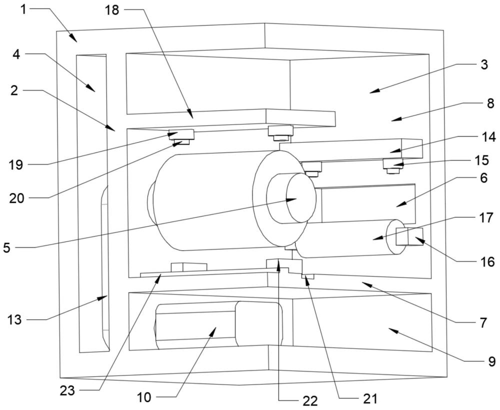 轮胎视觉3D相机测宽的机械装置的制作方法