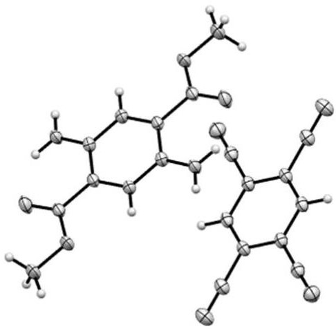 一种2-氨基对苯二甲酸二甲酯-四氰基苯共晶及其制备方法和应用