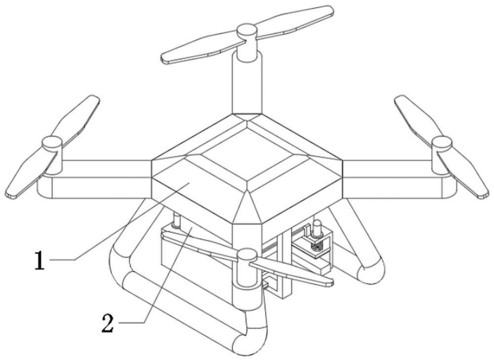 一种无人机便于携带气体检测仪的安装结构的制作方法
