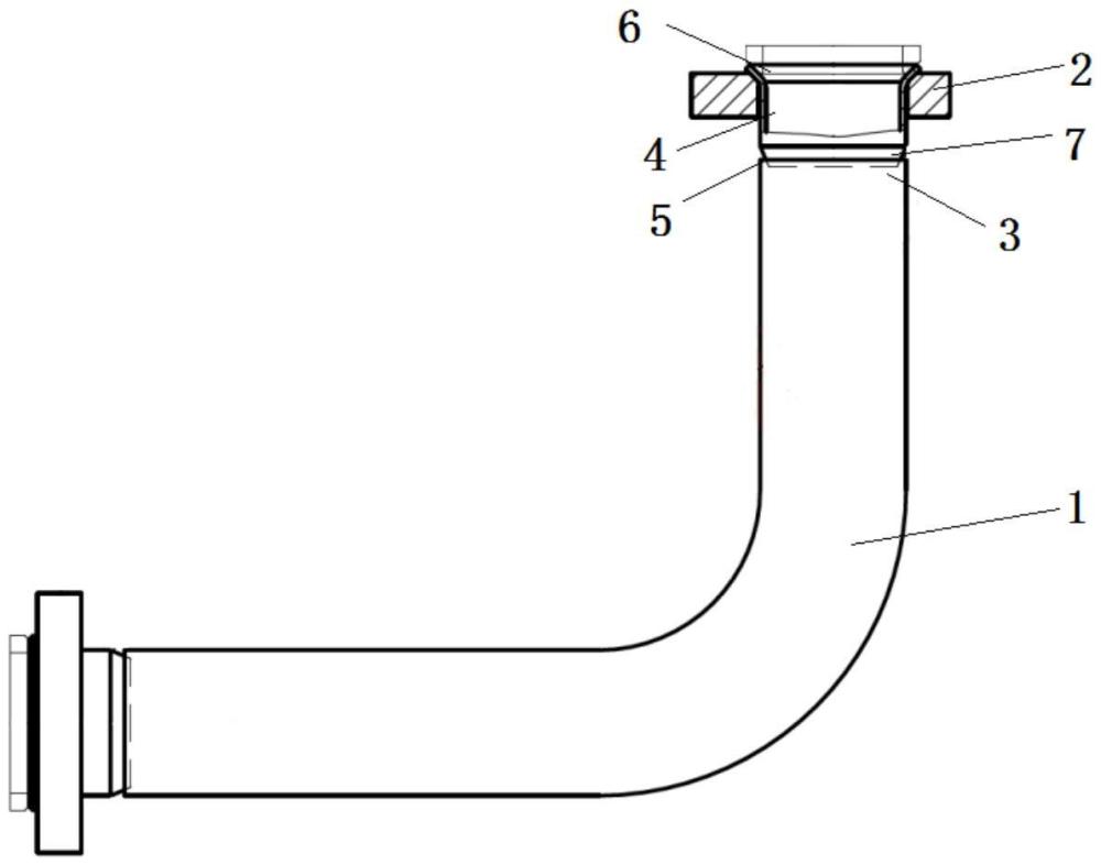 一种柴油机排气弯管的制作方法