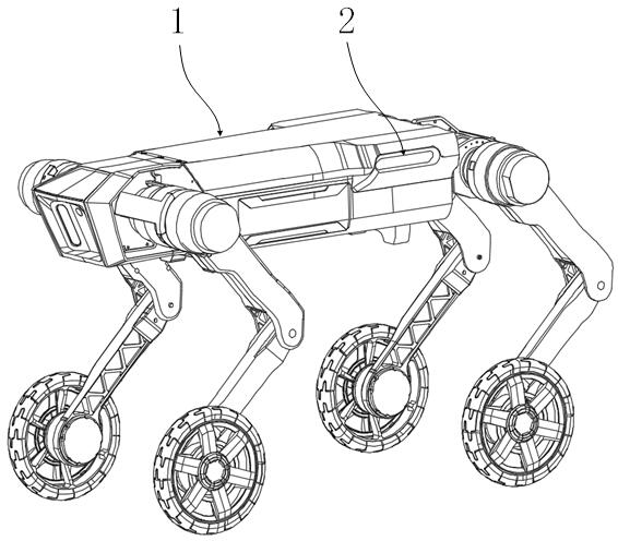 足式机器人、四轮足机器人及机器人的制作方法
