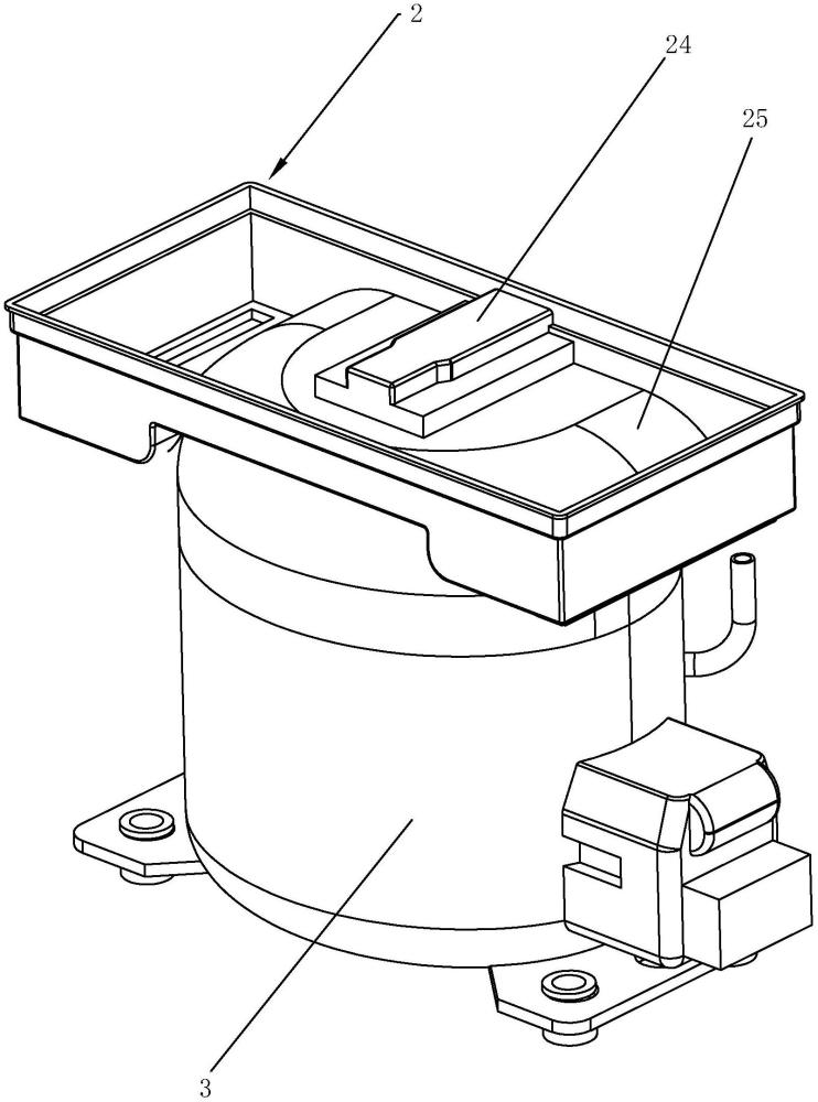 一种压缩机冷却结构及冰柜的制作方法