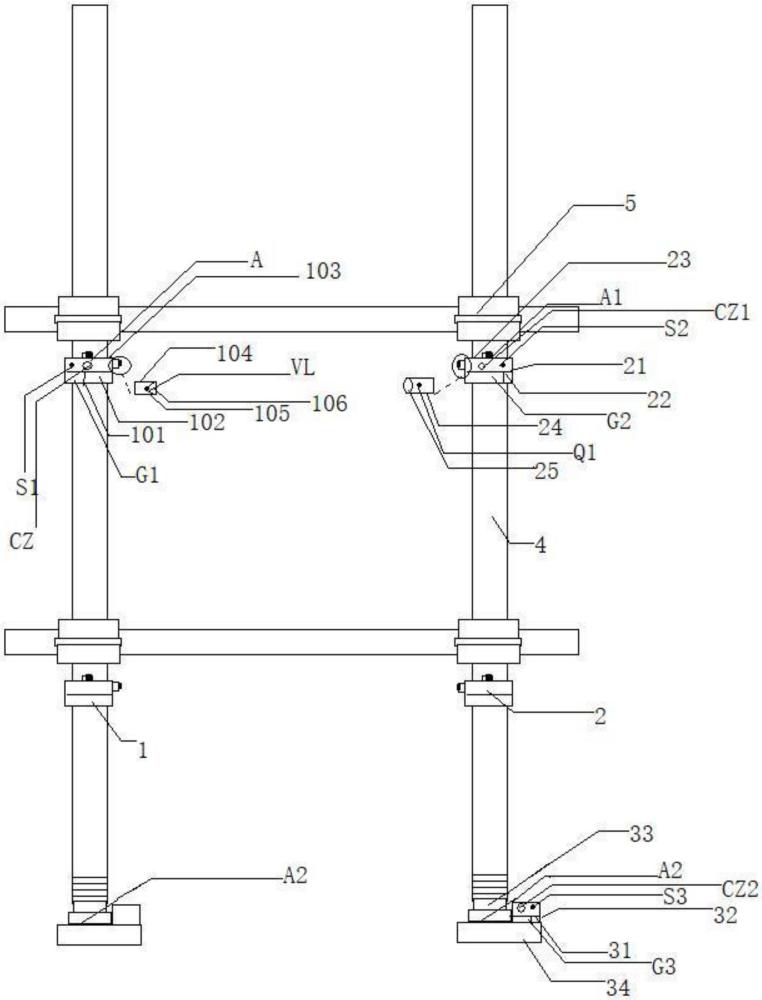 建筑用钢管架安全监测装置的制作方法