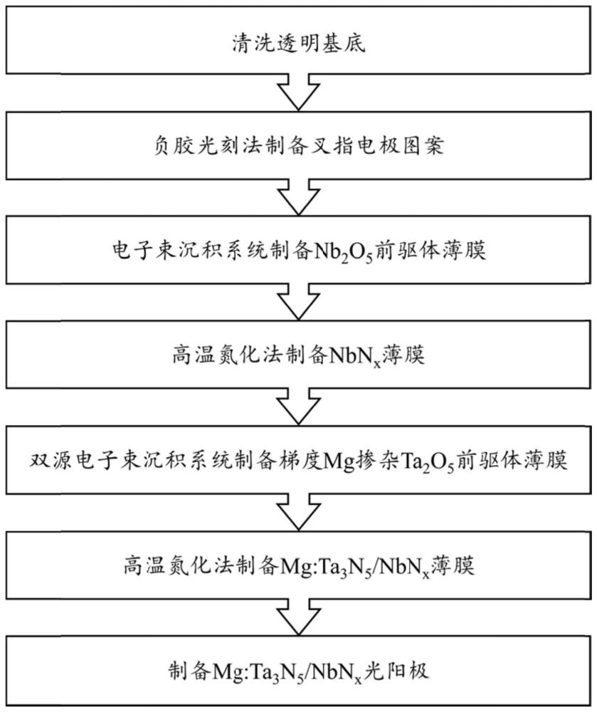 一种半透明的氮化钽光阳极及其制备方法