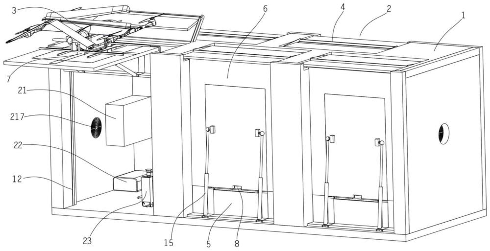 集装箱式无人机机巢及工作方法与流程