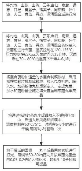 一种固肾丸及其制备方法与流程