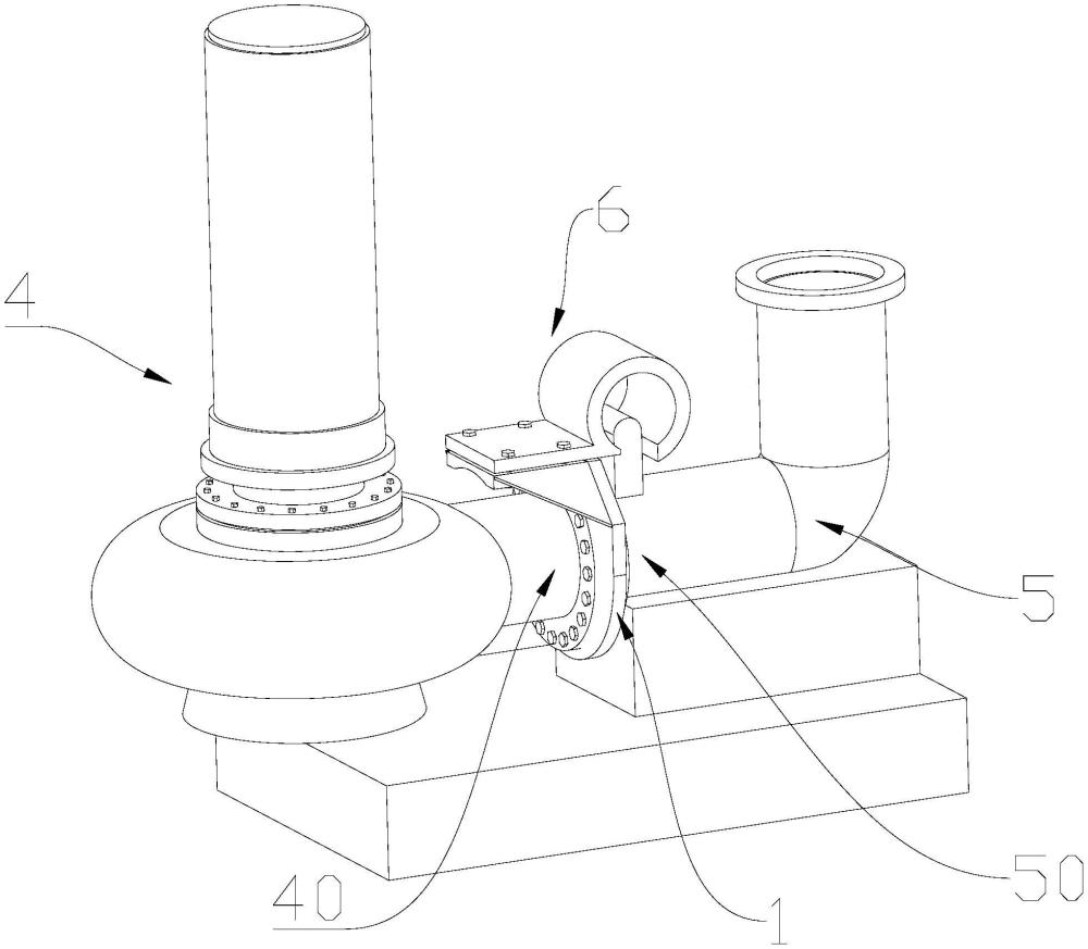 一种水泵与基座的连接件以及水泵基座组件的制作方法