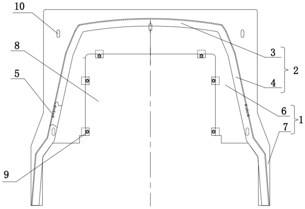 一种拖拉机机罩下围板的制作方法