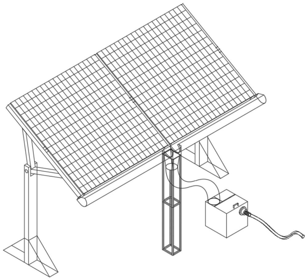 一种用于水资源收集与利用的光伏支架装置的制作方法