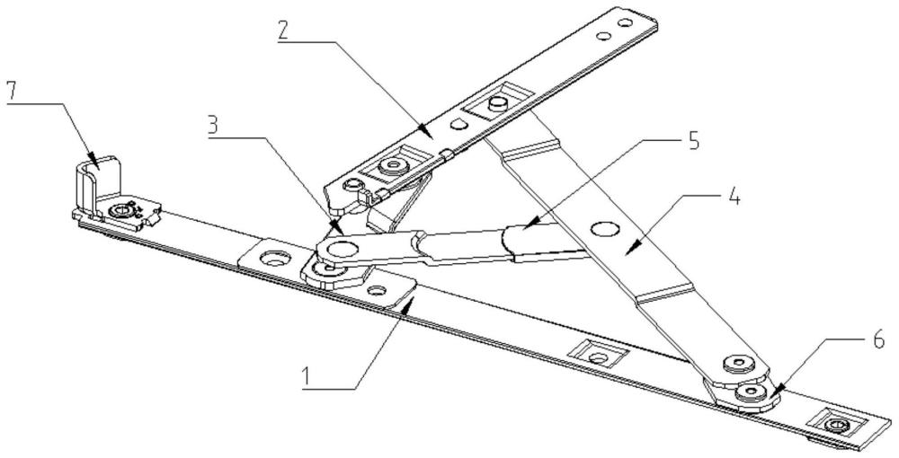 一种高承重窗用多连杆铰链的制作方法