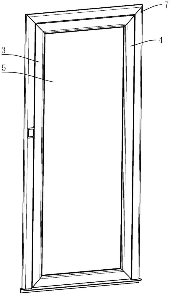 防止形变的铝框平开门及电梯轿厢的制作方法