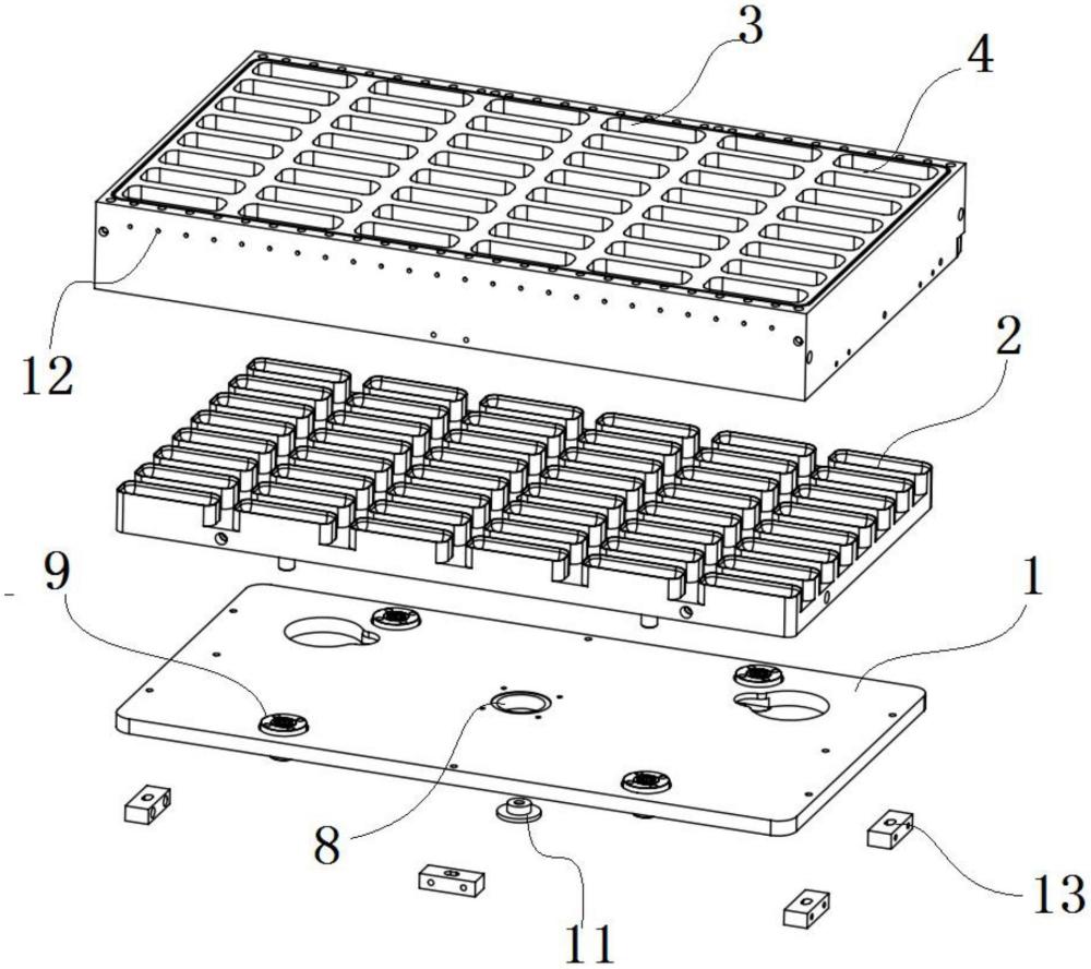 一种新型内置水冷可调深度的热成型模具的制作方法