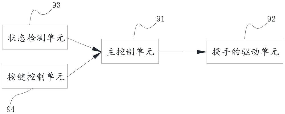 一种擦窗机提手的自动控制方法及擦窗装置与流程