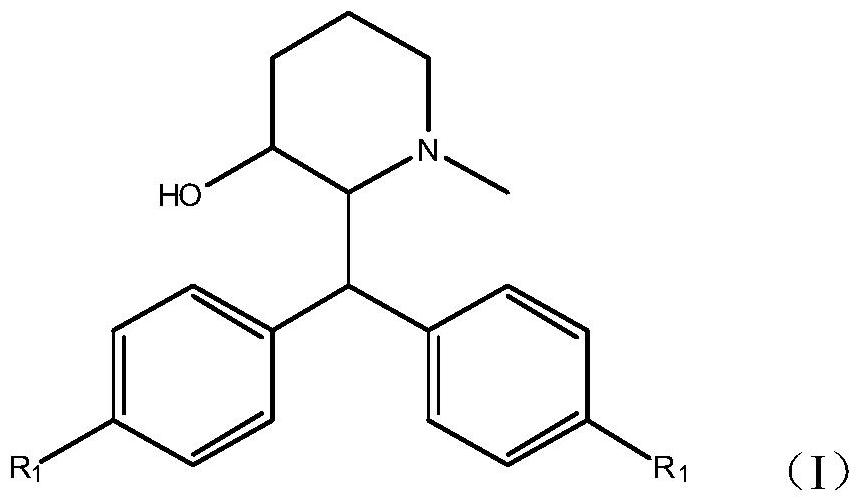 用于治疗克莱恩-莱文综合症的贝尼丁，哌啶，2-二苯甲基-3-羟基-N-甲基-，盐酸盐及其衍生物的制作方法