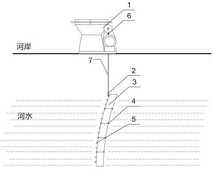 一种三爪式分层取水闸门及启闭装置的制作方法