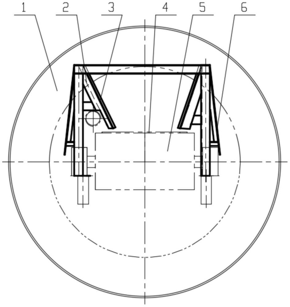 一种胶带机挡料棚的制作方法