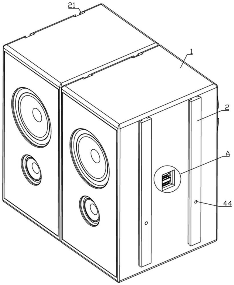 一种组合音响及控制系统的制作方法