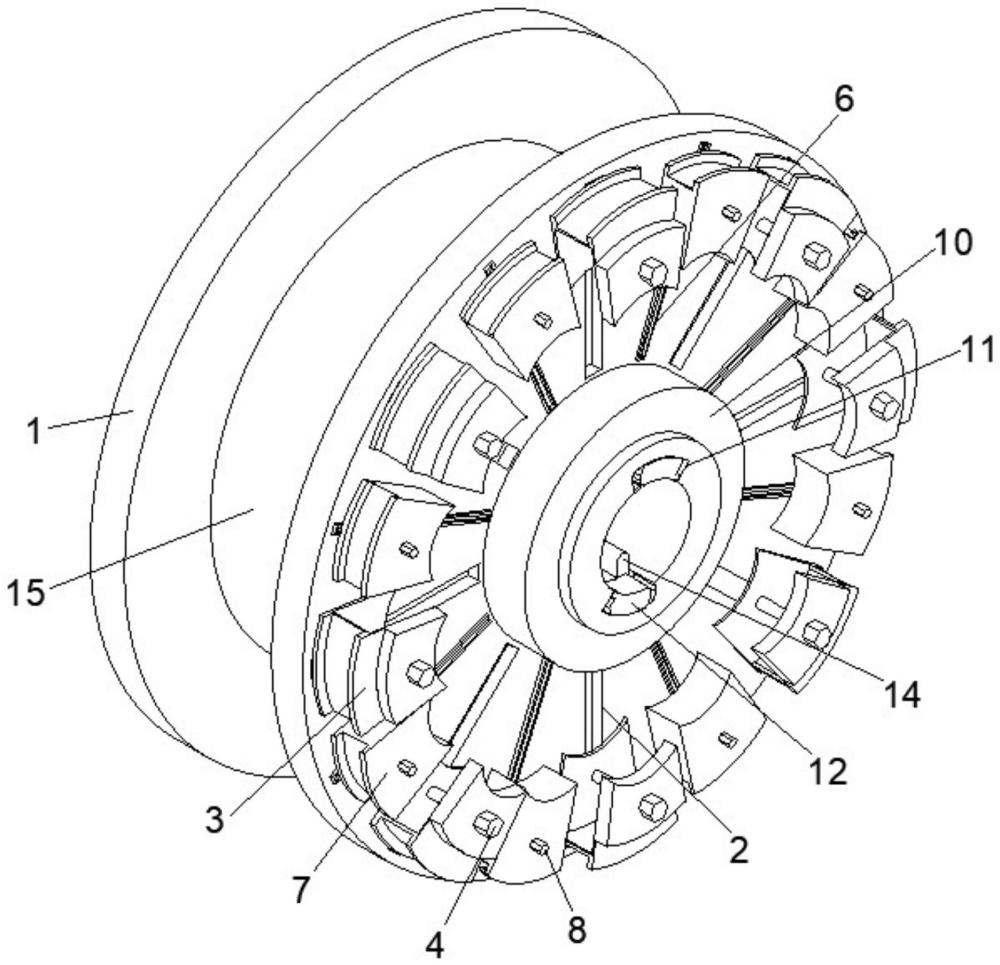 一种可以调节轮径的主轴带轮的制作方法