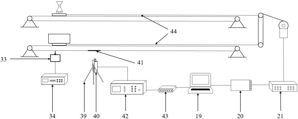 一种模拟果穗移动玉米收获机时变系统工作模态实验装置