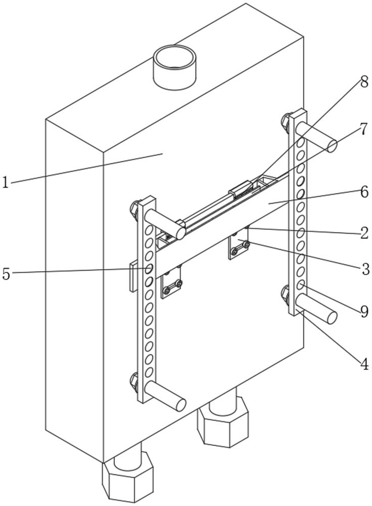 室内热水器墙体挂装钢结构的制作方法