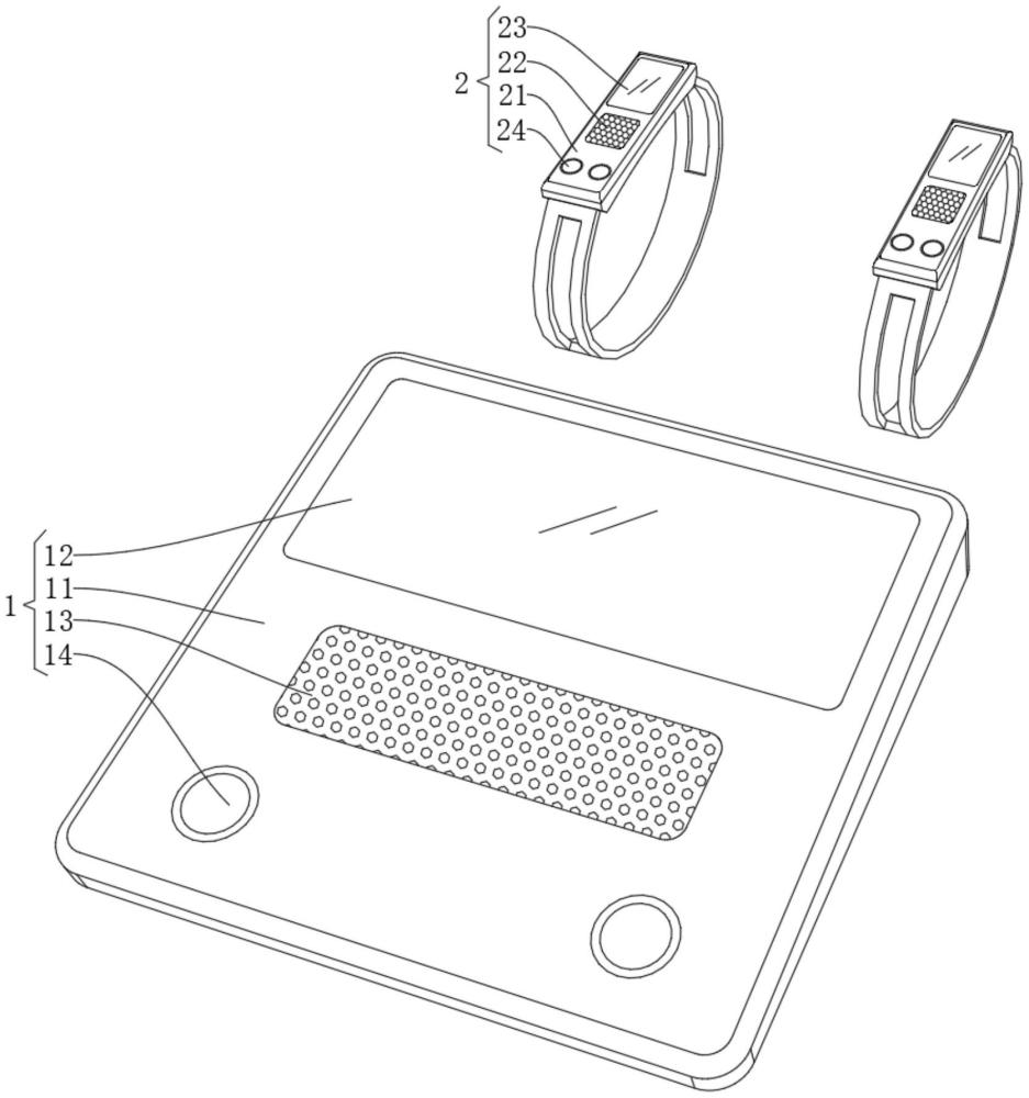 一种医院病患用呼叫手环的制作方法