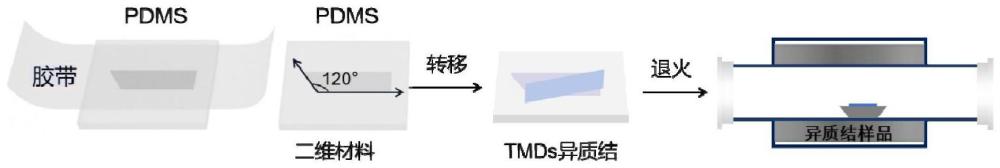 一种可调谐激子发射强度与谷极化的复合材料及其制备方法