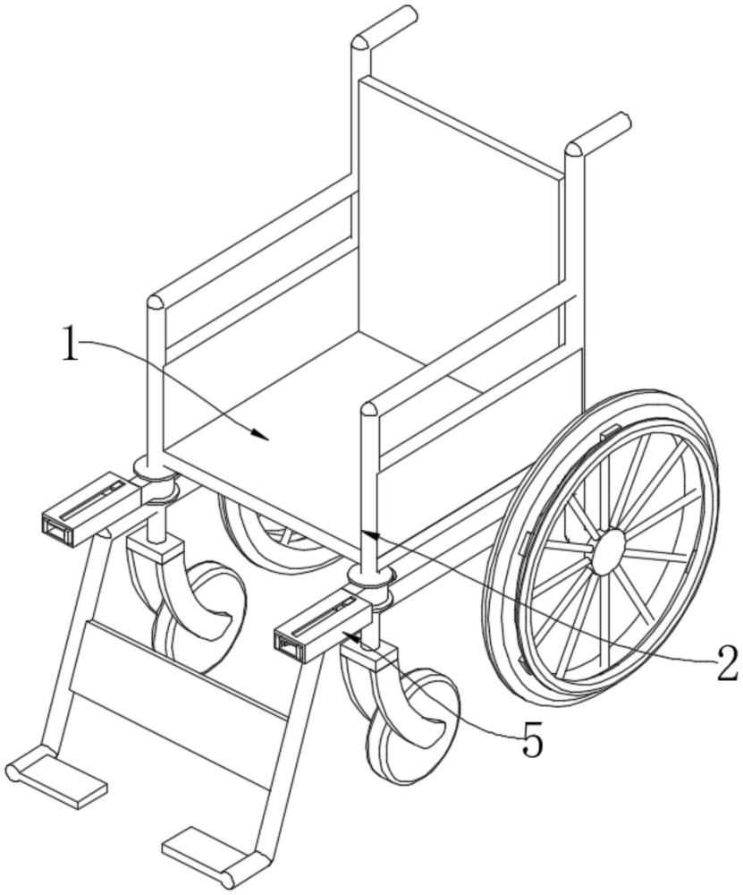 一种可以抬高患肢的轮椅的制作方法