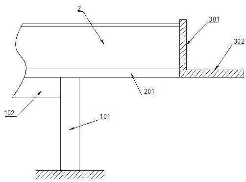 一种建筑弧形悬挑结构及屋盖结构的制作方法