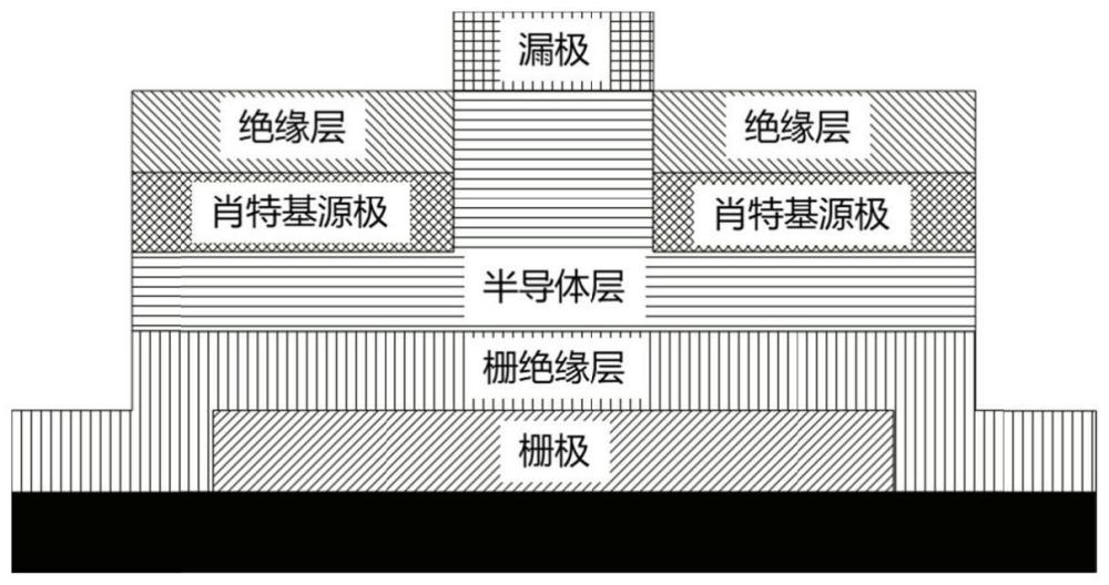 一种基于氧化物半导体的肖特基电流孔径垂直晶体管