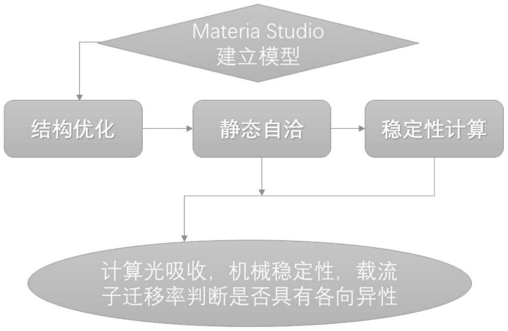 一种各向异性二维半导体材料的仿真设计方法及其应用