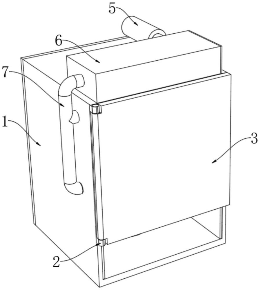 一种可降解塑料盒生产用烘干设备的制作方法