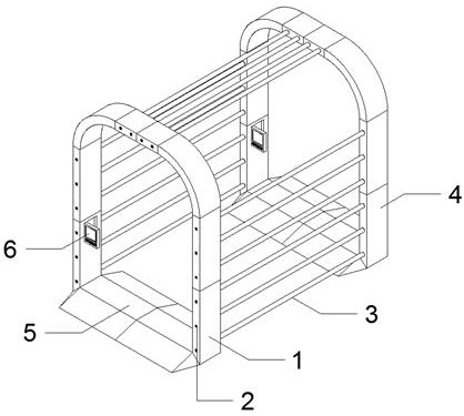 一种抗弯能力强的导流洞洞口防护加固装置的制作方法