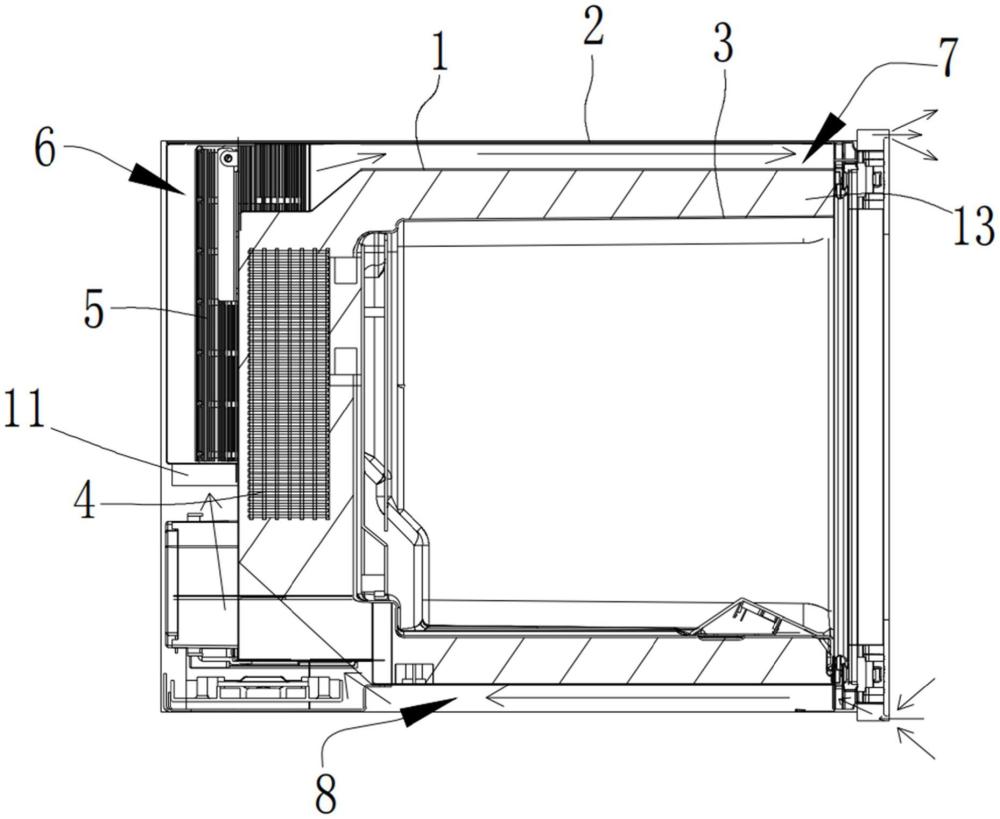 一种嵌入式冷柜的散热结构的制作方法