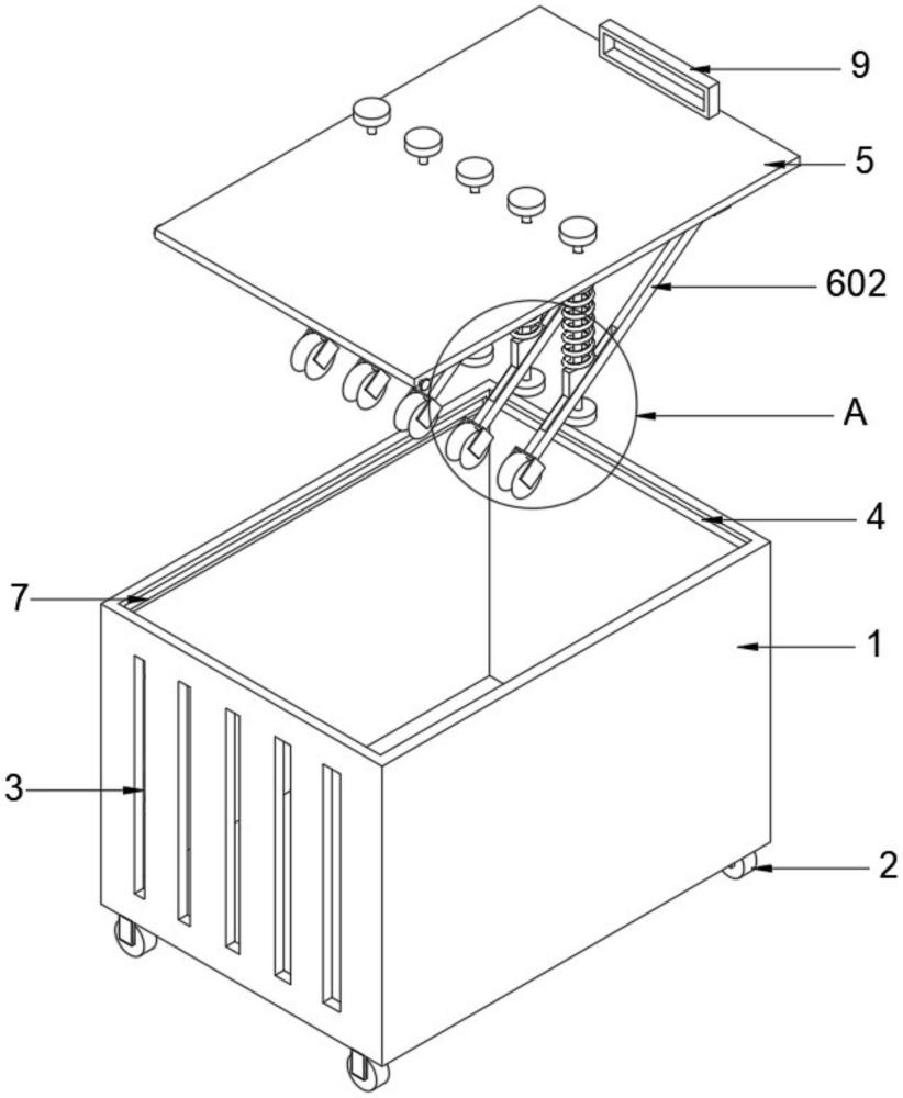 一种建筑施工用钢筋存放固定装置的制作方法