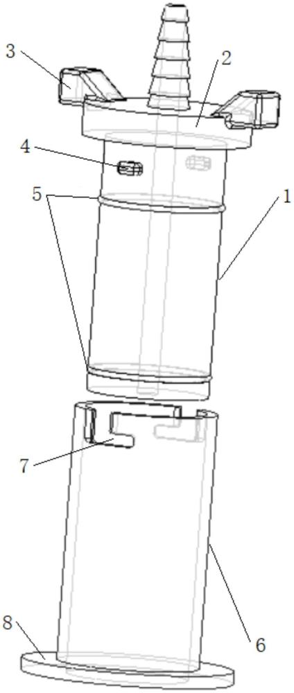 一种燃料电池测漏口盖的制作方法