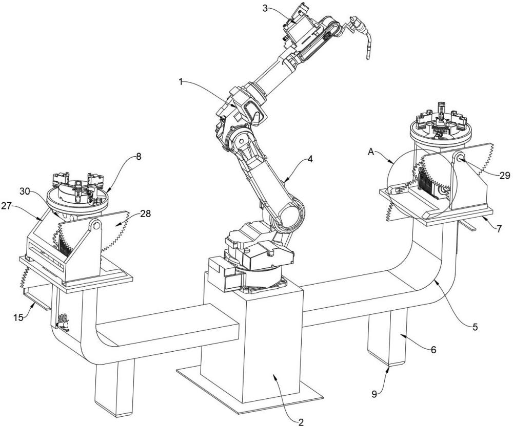 一种可识别焊接轨迹的自动焊接机器人的制作方法