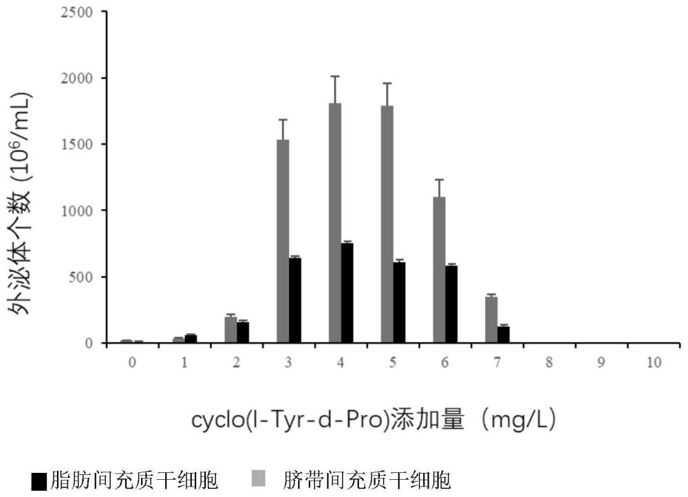 环（脯氨酸-酪氨酸）在间充质干细胞外泌体培养中的应用的制作方法