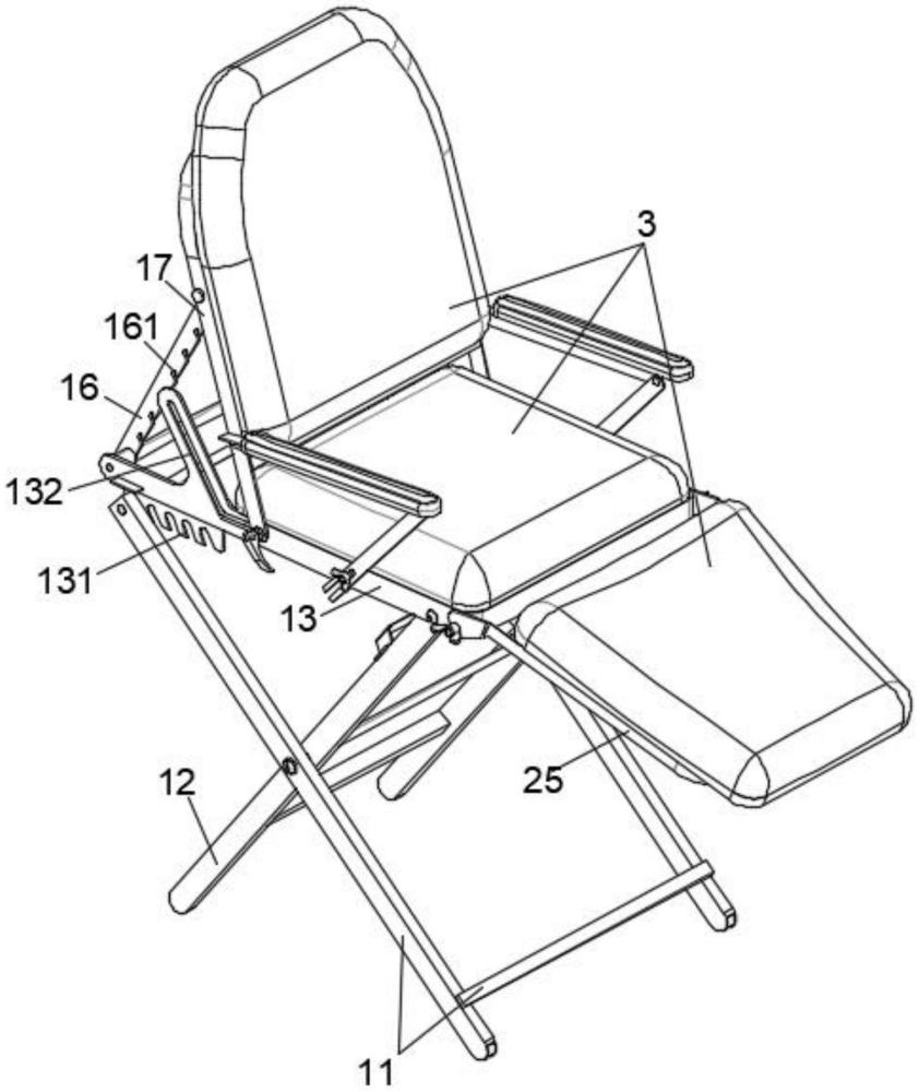 一种便携式简易医用折叠椅的制作方法