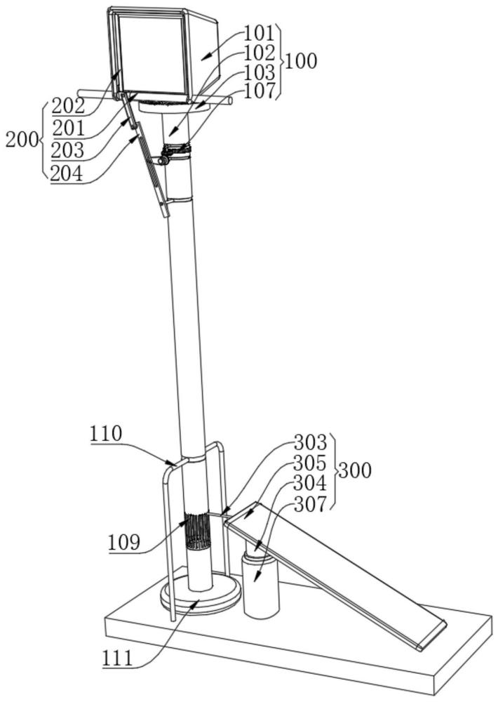 一种房建施工用多向可调式照明装置及其调节系统的制作方法