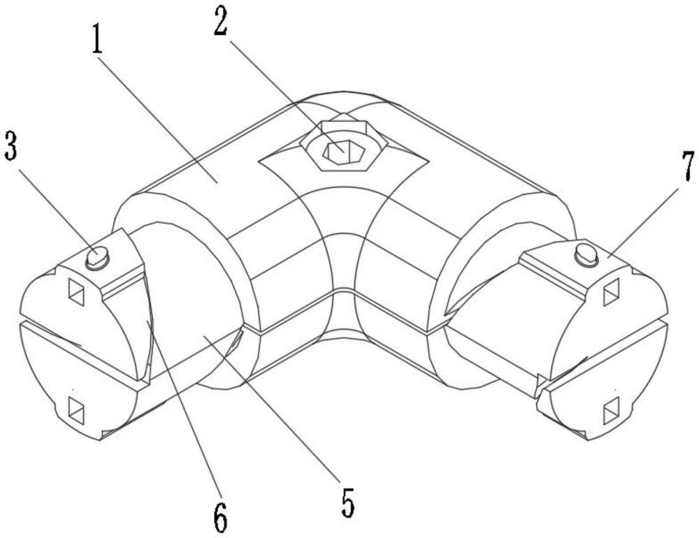 型材90度螺旋紧固装置的制作方法