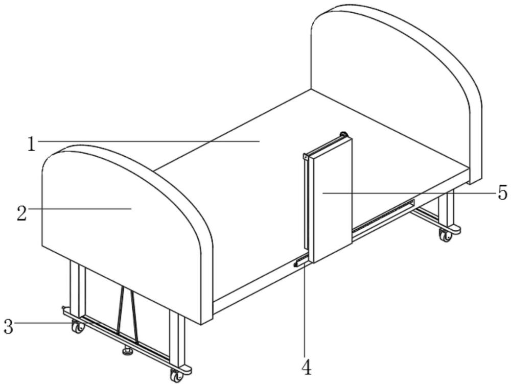 一种便于调节高低的护理床的制作方法