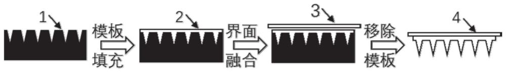 一种图案化复合阴离子交换膜及其制备方法与应用