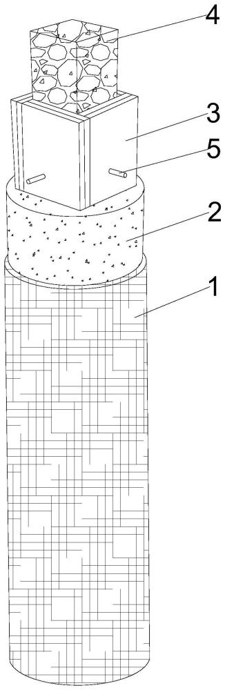 一种薄壁复合材料-竹胶合板管约束混凝土组合柱及其制作方法与流程