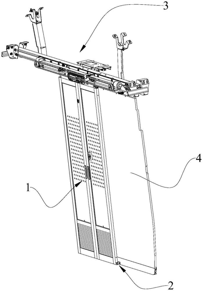一种轨道车辆门的滑轨结构及轨道车辆的制作方法