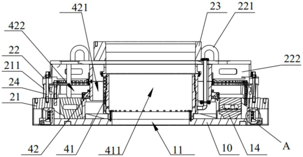 井箱结构及推进装置的制作方法