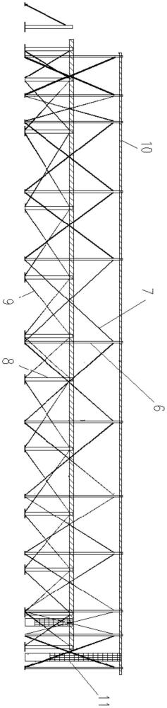 一种大跨度异形空间管桁架加工制作辅助装置的制作方法